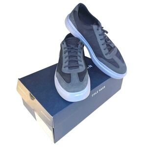 Cole Haan Grandpro Rally T Toe Sneakers Mens Size 12 Canvas Lace Up Shoes Suede